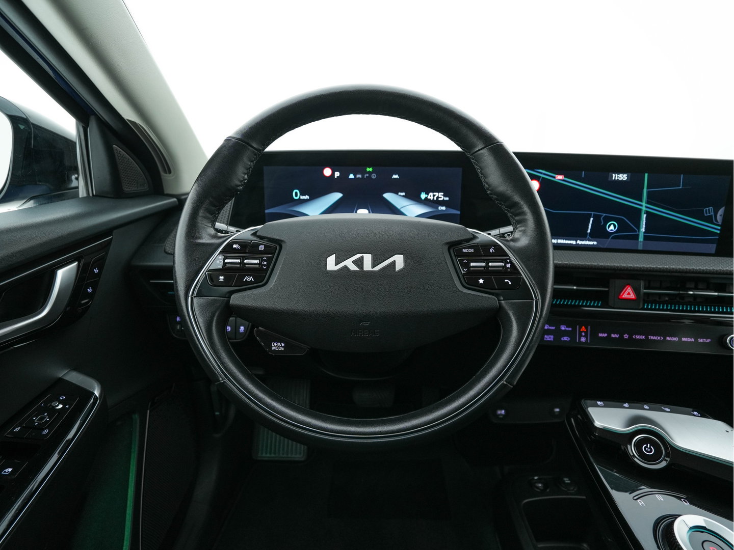 Kia Ev6 Plus 77.4 kWh [3-Fase-11kW] {SoH-96%} (INCL-BTW) Aut. *LEATHER | ADAPTIVE-CRUISE | DIGI-COCKPIT | MERIDIAN-AUDIO | MEMORY-PACK | FULL-LED | KEYLESS | CAMERA | DAB | BLIND-SPOT | NAVI-FULLMAP | PRIVACY-GLASS | AMBIENT-LIGHT | 19''