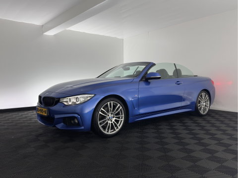 BMW 4 Serie Cabrio 420i M Sport Aut. *HEAD-UP | LEATHER | XENON | AIR-SCARF | MEMORY-PACK | HIFI-SOUND | HEATED-SPORTSEATS |  NAVI-FULLMAP | ECC | PDC | CRUISE | 19''ALU | TOWBAR*