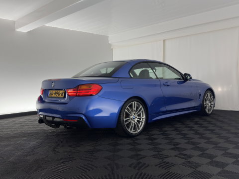 BMW 4 Serie Cabrio 420i M Sport Aut. *HEAD-UP | LEATHER | XENON | AIR-SCARF | MEMORY-PACK | HIFI-SOUND | HEATED-SPORTSEATS |  NAVI-FULLMAP | ECC | PDC | CRUISE | 19''ALU | TOWBAR*