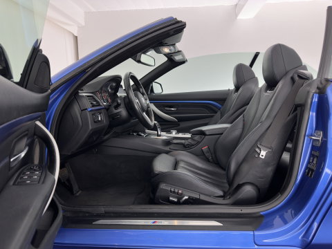 BMW 4 Serie Cabrio 420i M Sport Aut. *HEAD-UP | LEATHER | XENON | AIR-SCARF | MEMORY-PACK | HIFI-SOUND | HEATED-SPORTSEATS |  NAVI-FULLMAP | ECC | PDC | CRUISE | 19''ALU | TOWBAR*