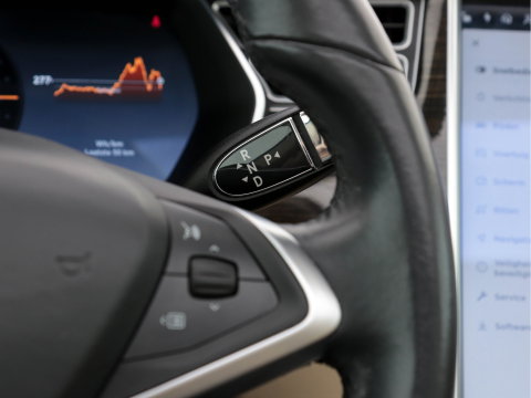 Tesla Model S 85 Base [ 3-Fase-11kW ] (INCL-BTW) *PANO | KEYLESS | LEATHER | NAVI-FULLMAP | FULL-LED | CAMERA | DAB | CRUISE | HEATED-COMFORTSEATS | ECC | PDC | WOODEN-INLAY | DIGI-COCKPIT | MEMORY-PACK |  19"ALU*