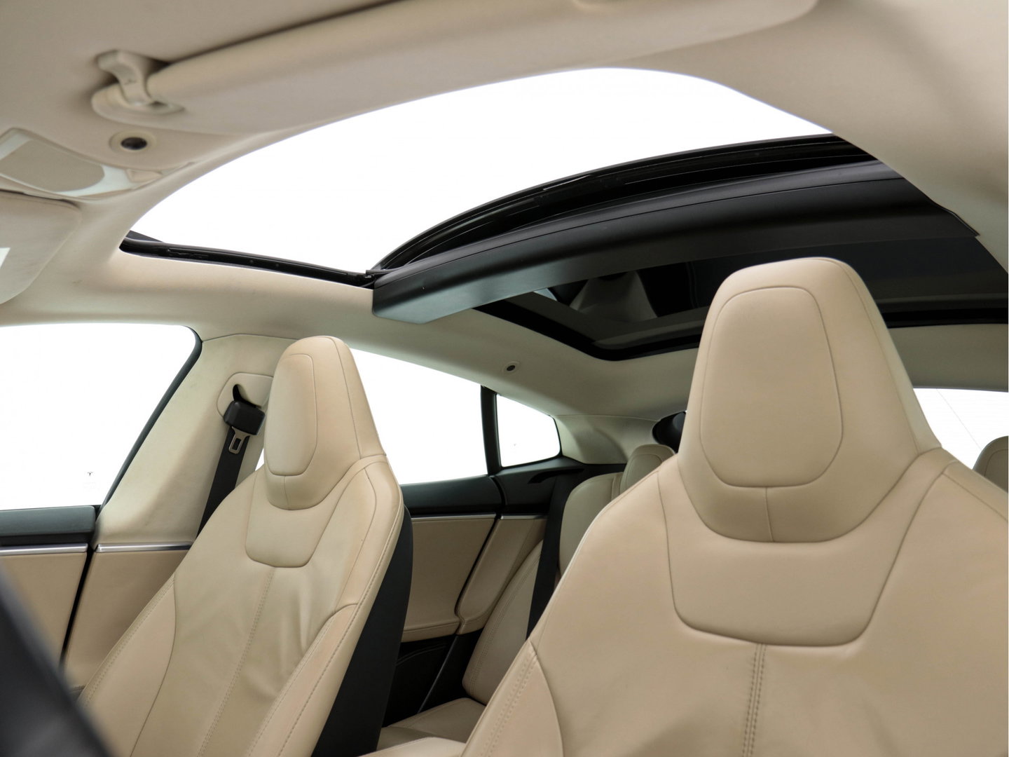 Tesla Model S 85 Base [ 3-Fase-11kW ] (INCL-BTW) *PANO | KEYLESS | LEATHER | NAVI-FULLMAP | FULL-LED | CAMERA | DAB | CRUISE | HEATED-COMFORTSEATS | ECC | PDC | WOODEN-INLAY | DIGI-COCKPIT | MEMORY-PACK |  19"ALU*