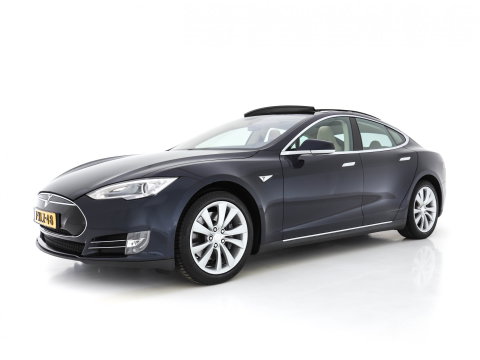 Tesla Model S 85 Base [ 3-Fase-11kW ] (INCL-BTW) *PANO | KEYLESS | LEATHER | NAVI-FULLMAP | FULL-LED | CAMERA | DAB | CRUISE | HEATED-COMFORTSEATS | ECC | PDC | WOODEN-INLAY | DIGI-COCKPIT | MEMORY-PACK |  19"ALU*