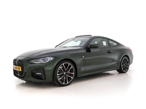 BMW 4 Serie Coupé 420i ( new-modell ) M-Sport-Pack High Executive (INCL-BTW) Aut.*PANO | LASER-LED | LEATHER | DIGI-COCKPIT | CAMERA | HIFI-SOUND | HEATED-SPORTSEATS | NAVI-FULLMAP | AMBIENT-LIGHT | ECC | CARPLAY | PDC | CRUISE | 19''ALU *