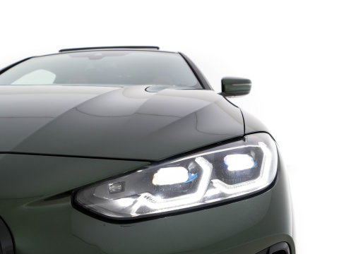 BMW 4 Serie Coupé 420i ( new-modell ) M-Sport-Pack High Executive (INCL-BTW) Aut.*PANO | LASER-LED | LEATHER | DIGI-COCKPIT | CAMERA | HIFI-SOUND | HEATED-SPORTSEATS | NAVI-FULLMAP | AMBIENT-LIGHT | ECC | CARPLAY | PDC | CRUISE | 19''ALU *