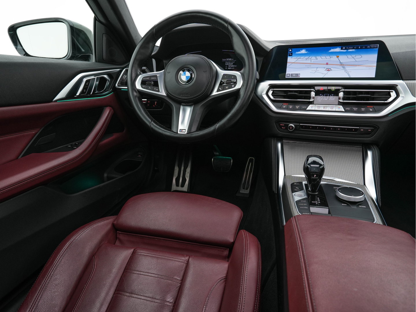 BMW 4 Serie Coupé 420i ( new-modell ) M-Sport-Pack High Executive (INCL-BTW) Aut.*PANO | LASER-LED | LEATHER | DIGI-COCKPIT | CAMERA | HIFI-SOUND | HEATED-SPORTSEATS | NAVI-FULLMAP | AMBIENT-LIGHT | ECC | CARPLAY | PDC | CRUISE | 19''ALU *
