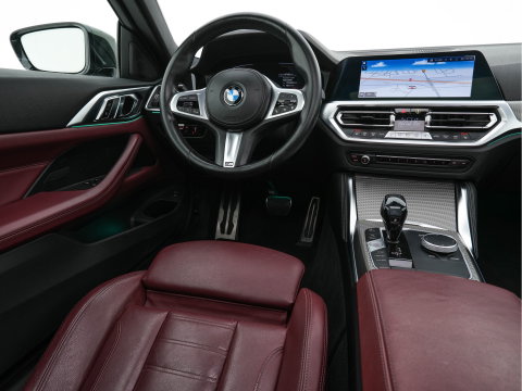 BMW 4 Serie Coupé 420i ( new-modell ) M-Sport-Pack High Executive (INCL-BTW) Aut.*PANO | LASER-LED | LEATHER | DIGI-COCKPIT | CAMERA | HIFI-SOUND | HEATED-SPORTSEATS | NAVI-FULLMAP | AMBIENT-LIGHT | ECC | CARPLAY | PDC | CRUISE | 19''ALU *