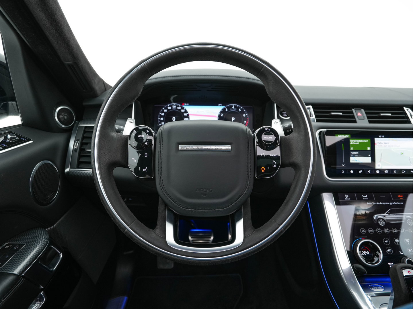 Land Rover Range Rover Sport 3.0 P400 MHEV HST (INCL-BTW) *PANO | HEAD-UP | FULL-LED | LEATHER | MERIDIAN-SOUND | MEMORY-PACK | COMFORT-SEATS | DIGI-COCKPIT | AIR-SUSPENSION | CAMERA | NAVI-FULLMAP |  22''ALU*