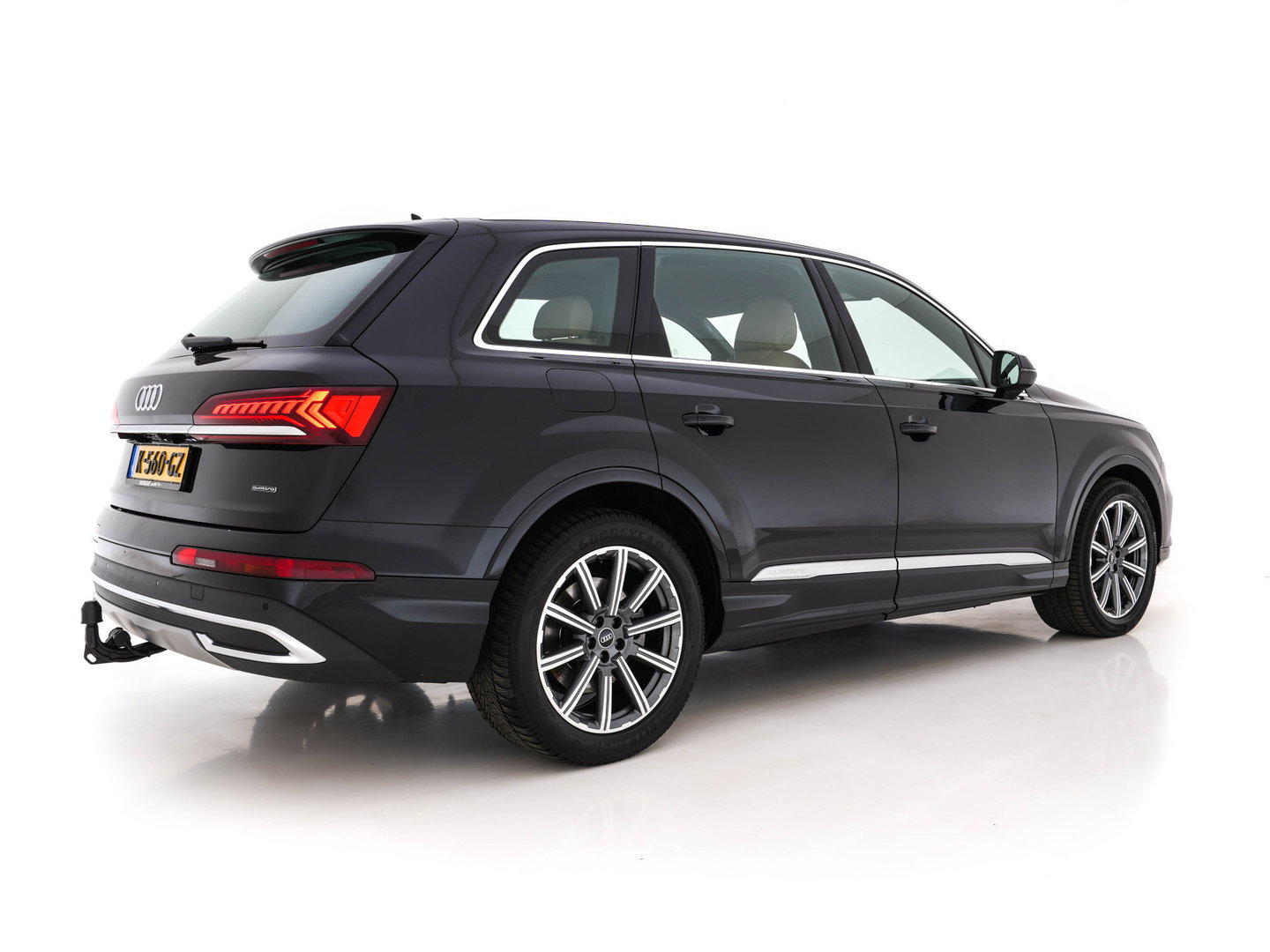 Audi Q7 55 TFSI E Quattro Pro Line Plus [Plug-in] (INCL-BTW) *LEATHER | HD-MATRIX-LED | BANG/OLUFSEN-SURROUND  | DIGI-COCKPIT | COMFORT-SEATS | KEYLESS | CAMERA | NAVI-FULLMAP | DAB+ | AMBIENT-LIGHT | ECC | PDC | CRUISE | TOWBAR | 20'
