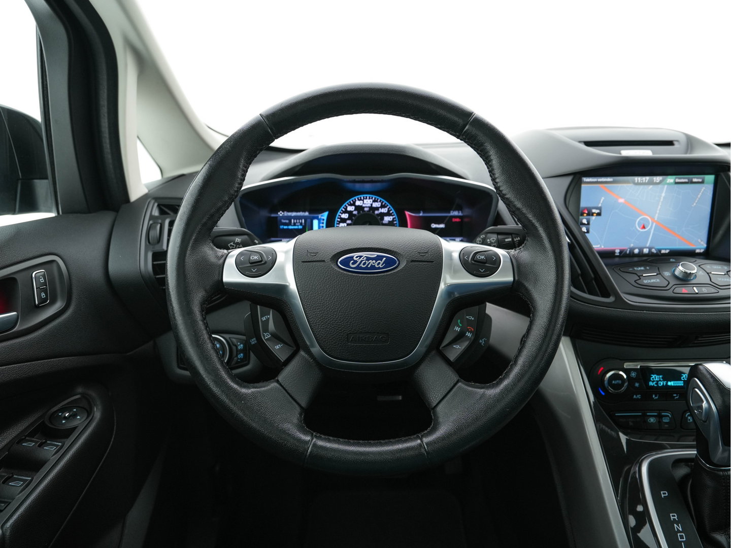 Ford C-MAX 2.0 Hybrid Titanium Plus ( Plug-In ) Aut. *PANO | LEATHER | NAVI-FULLMAP | CAMERA | KEYLESS | HEATED-COMFORT-SEATS | ECC | DIGI-COCKPIT | PDC | 17''ALU*