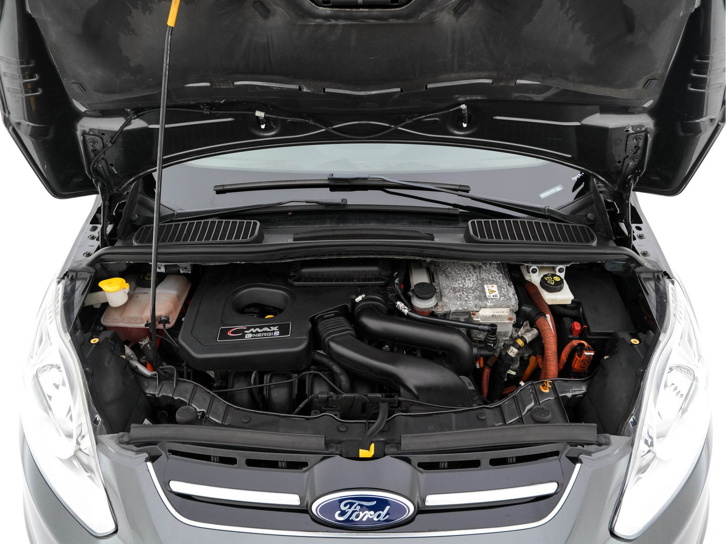 Ford C-MAX 2.0 Hybrid Titanium Plus ( Plug-In ) Aut. *PANO | LEATHER | NAVI-FULLMAP | CAMERA | KEYLESS | HEATED-COMFORT-SEATS | ECC | DIGI-COCKPIT | PDC | 17''ALU*