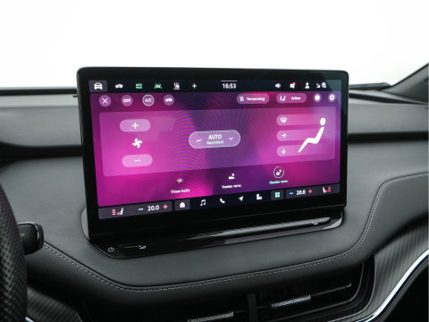 Škoda Enyaq Coupé 85 Sportline [ 3-Fase-11kW] {SoH-95%} (INCL-BTW) Aut. *PANO |  LEATHER-ALCANTARA | FULL-LED | BLINDSPOT | HEATED-SPORTSEATS | CAMERA | KEYLESS | PRIVACY-GLASS | ADAPTIVE-CRUISE | SHIFTPADDLES | TOWBAR | 20''ALU*