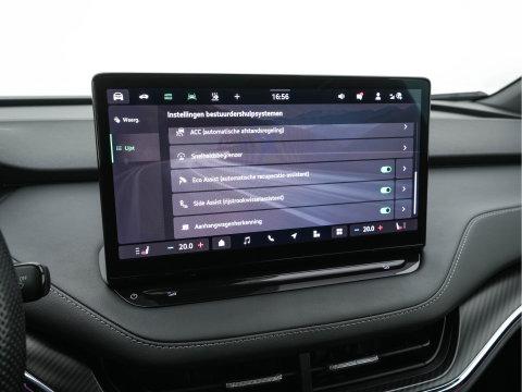 Škoda Enyaq Coupé 85 Sportline [ 3-Fase-11kW] {SoH-95%} (INCL-BTW) Aut. *PANO |  LEATHER-ALCANTARA | FULL-LED | BLINDSPOT | HEATED-SPORTSEATS | CAMERA | KEYLESS | PRIVACY-GLASS | ADAPTIVE-CRUISE | SHIFTPADDLES | TOWBAR | 20''ALU*