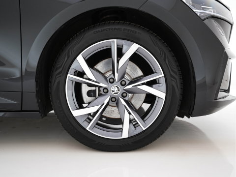 Škoda Enyaq Coupé 85 Sportline [ 3-Fase-11kW] {SoH-95%} (INCL-BTW) Aut. *PANO |  LEATHER-ALCANTARA | FULL-LED | BLINDSPOT | HEATED-SPORTSEATS | CAMERA | KEYLESS | PRIVACY-GLASS | ADAPTIVE-CRUISE | SHIFTPADDLES | TOWBAR | 20''ALU*