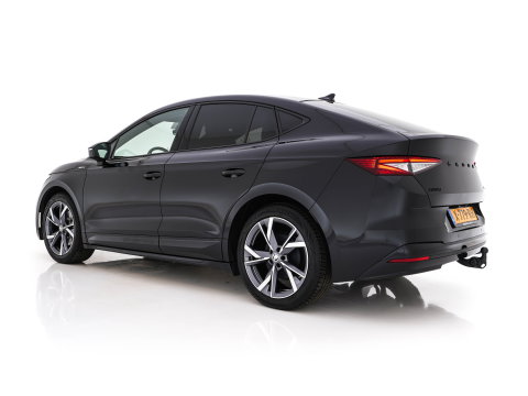 Škoda Enyaq Coupé 85 Sportline [ 3-Fase-11kW] {SoH-95%} (INCL-BTW) Aut. *PANO |  LEATHER-ALCANTARA | FULL-LED | BLINDSPOT | HEATED-SPORTSEATS | CAMERA | KEYLESS | PRIVACY-GLASS | ADAPTIVE-CRUISE | SHIFTPADDLES | TOWBAR | 20''ALU*