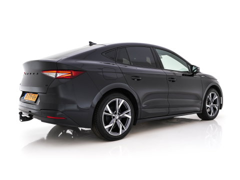 Škoda Enyaq Coupé 85 Sportline [ 3-Fase-11kW] {SoH-95%} (INCL-BTW) Aut. *PANO |  LEATHER-ALCANTARA | FULL-LED | BLINDSPOT | HEATED-SPORTSEATS | CAMERA | KEYLESS | PRIVACY-GLASS | ADAPTIVE-CRUISE | SHIFTPADDLES | TOWBAR | 20''ALU*
