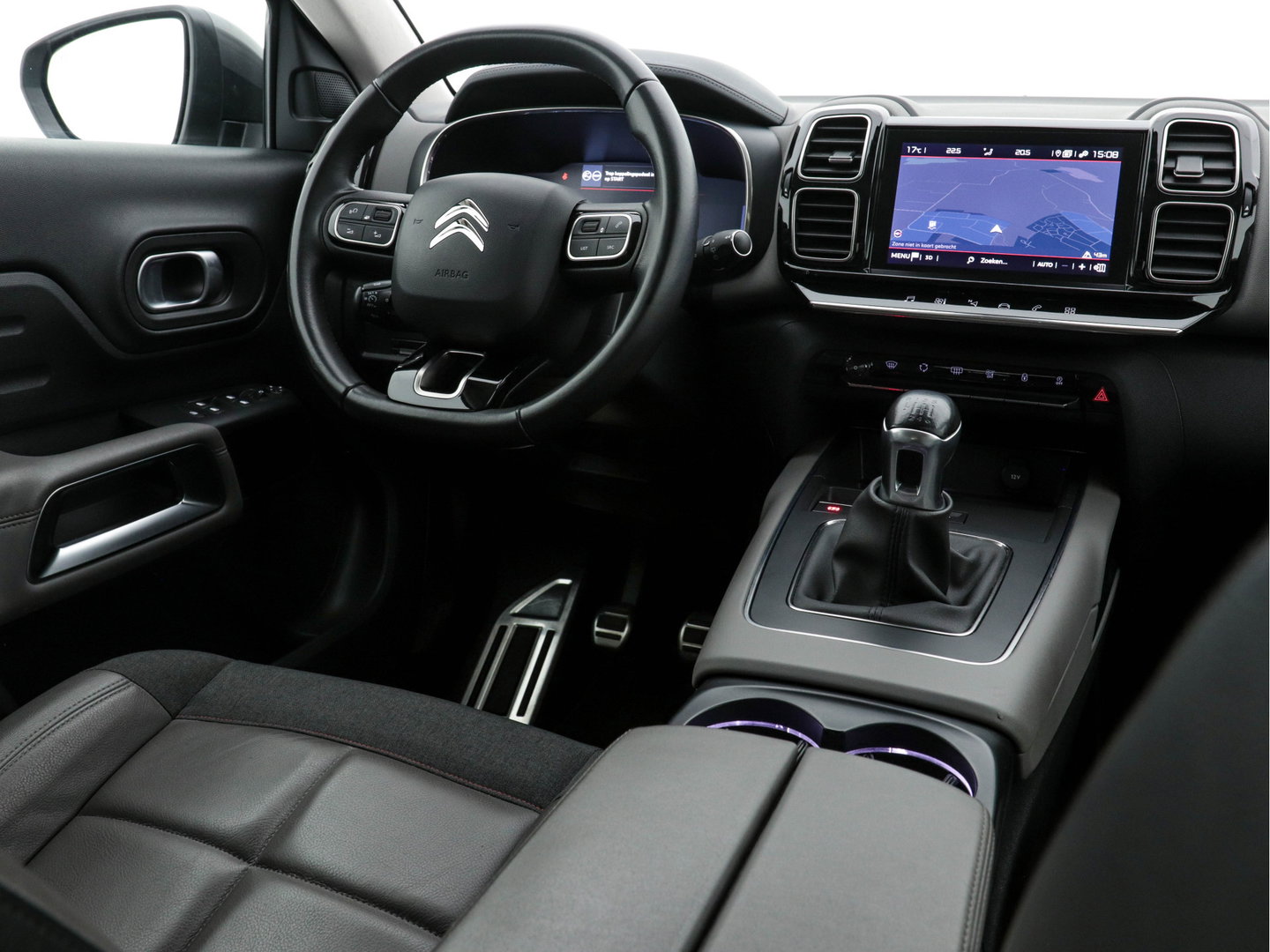 Citroën C5 Aircross 1.5 BlueHDI Business-Plus (INCL-BTW) *LEATHER-MICROFIBRE | NAVI-FULLMAP | FULL-LED | KEYLESS | TOPVIEW | ECC | PRIVACY-GLASS | PDC | CRUISE | DAB | DIGI-COCKPIT | CARPLAY |  LANE-ASSIST | TOWBAR | 19"ALU*