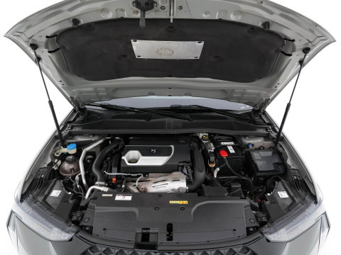 DS DS 4 1.6 Performance-Line+ PureTech (INCL-BTW) Aut. *PANO | LEATHER-MICROFIBRE | FULL-LED | HEATED-SPORTSEATS | DIGI-COCKPIT | KEYLESS | CAMERA | LANE-ASSIST | CARPLAY | ECC | SHIFTPADDLES | PDC | TOWBAR | 19''ALU*