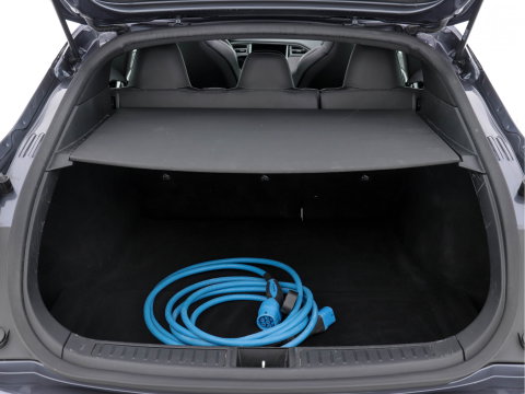 Tesla Model S 235 Kw Base [ 3-Fase-17kW ] {SoH-87%} (INCL-BTW) *PANO | AUTO-PILOT | KEYLESS | FULL-LED | 1/2-LEATHER | NAVI-FULLMAP | SURROUND-VIEW | APP-CONNECT | LANE-ASSIST | DIGI-COCKPIT | DAB | SPORT-SEATS | 19"ALU