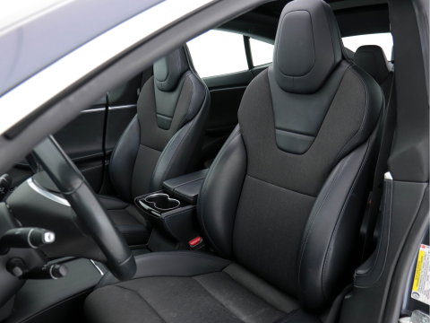 Tesla Model S 235 Kw Base [ 3-Fase-17kW ] {SoH-87%} (INCL-BTW) *PANO | AUTO-PILOT | KEYLESS | FULL-LED | 1/2-LEATHER | NAVI-FULLMAP | SURROUND-VIEW | APP-CONNECT | LANE-ASSIST | DIGI-COCKPIT | DAB | SPORT-SEATS | 19"ALU