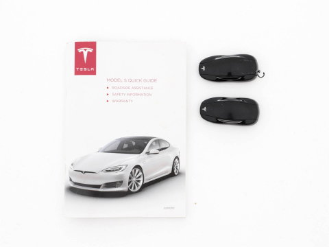 Tesla Model S 235 Kw Base [ 3-Fase-17kW ] {SoH-87%} (INCL-BTW) *PANO | AUTO-PILOT | KEYLESS | FULL-LED | 1/2-LEATHER | NAVI-FULLMAP | SURROUND-VIEW | APP-CONNECT | LANE-ASSIST | DIGI-COCKPIT | DAB | SPORT-SEATS | 19"ALU