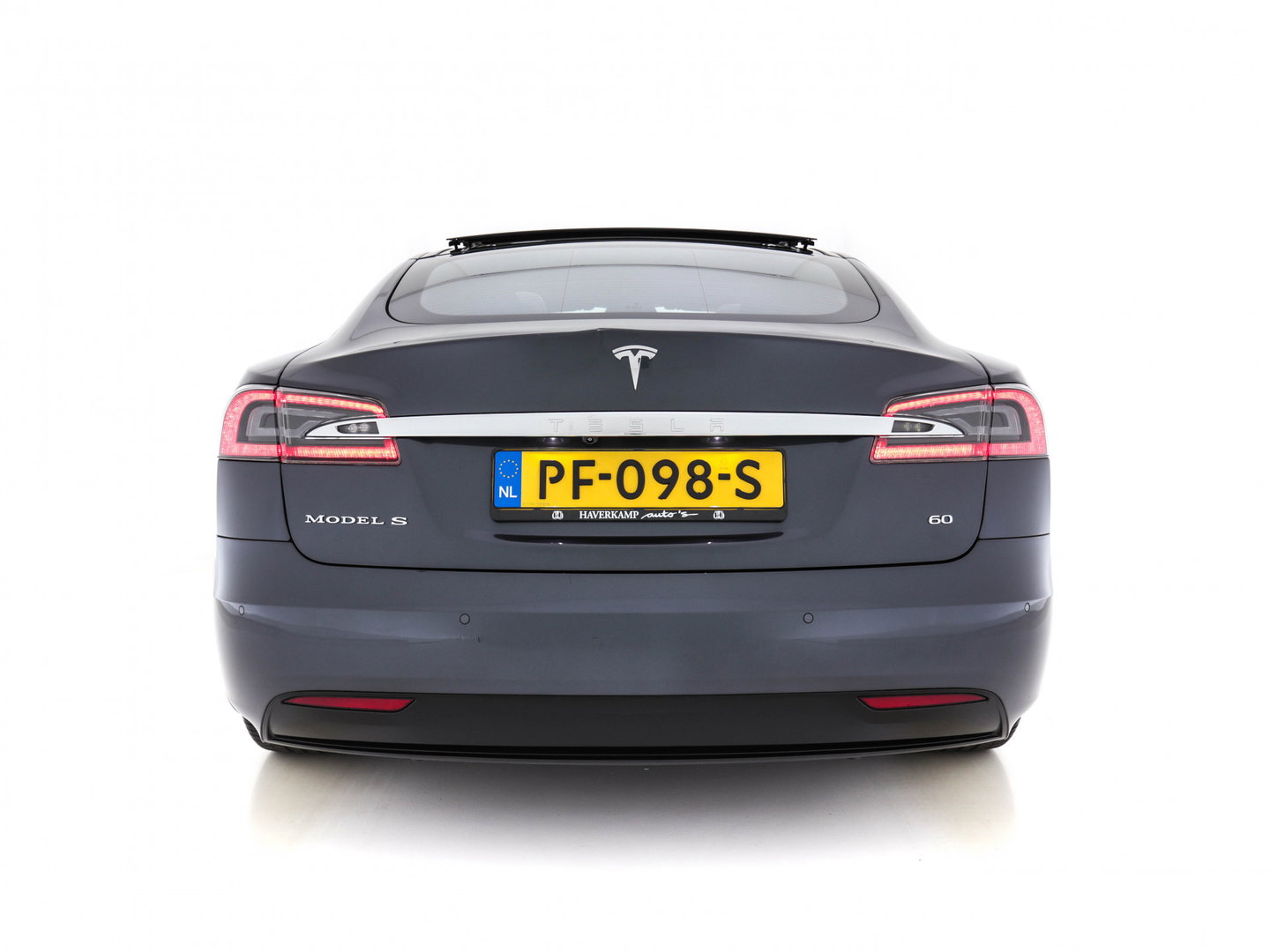 Tesla Model S 235 Kw Base [ 3-Fase-17kW ] {SoH-87%} (INCL-BTW) *PANO | AUTO-PILOT | KEYLESS | FULL-LED | 1/2-LEATHER | NAVI-FULLMAP | SURROUND-VIEW | APP-CONNECT | LANE-ASSIST | DIGI-COCKPIT | DAB | SPORT-SEATS | 19"ALU