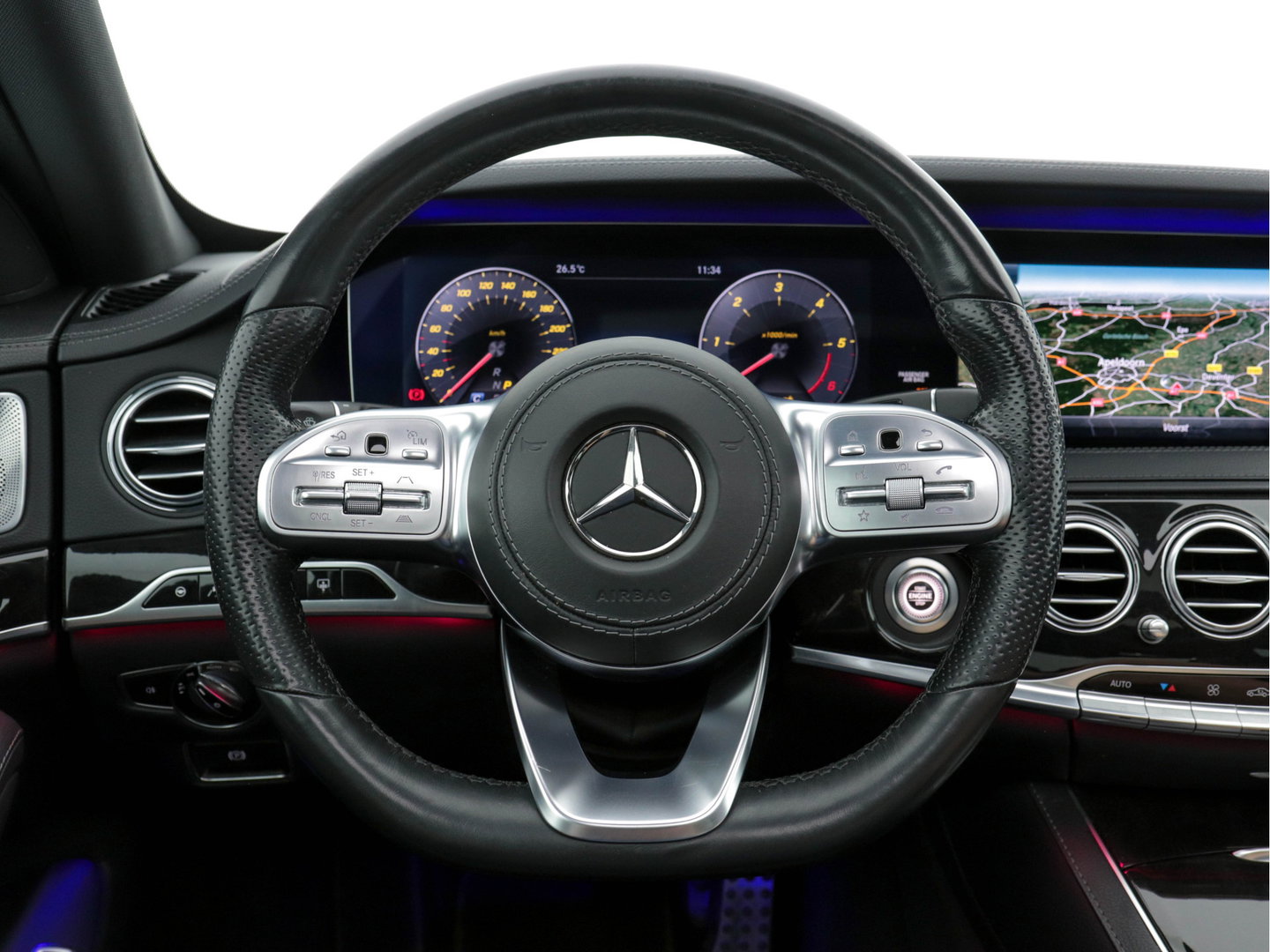 Mercedes-Benz S-Klasse 400d AMG-Line 4-Matic Lang Aut. *PANO | LEATHER | DISTRONIC | BURMESTER | TOPVIEW | KEYLESS | BLINDSPOT | AIRMATIC | FULL-LED |  MEMORY-PACK  | WIDESCREEN-DIGI-COCKPIT | AMBIENTLIGHT |  HEATED/VENTILATED SEATS | ....