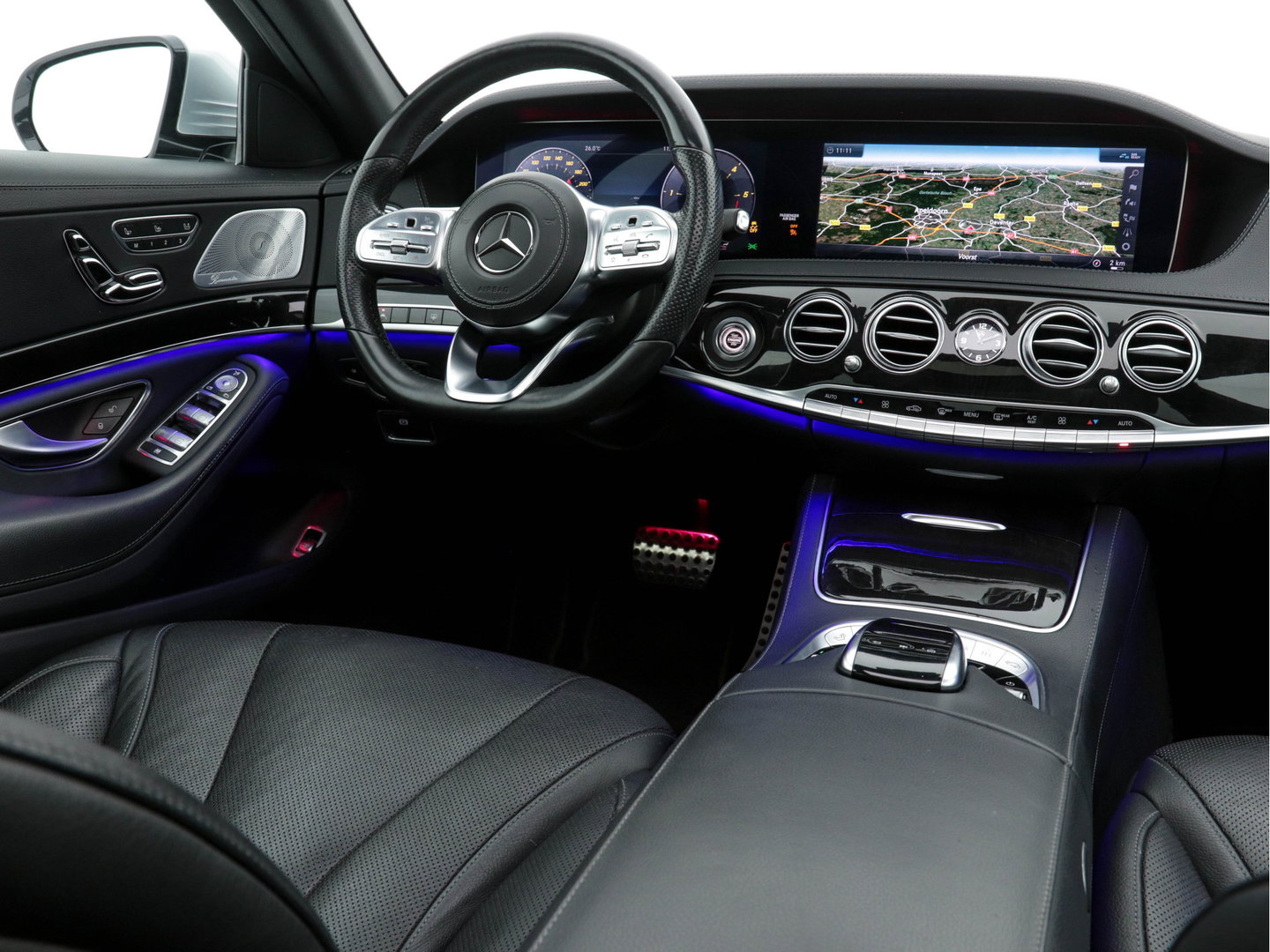 Mercedes-Benz S-Klasse 400d AMG-Line 4-Matic Lang Aut. *PANO | LEATHER | DISTRONIC | BURMESTER | TOPVIEW | KEYLESS | BLINDSPOT | AIRMATIC | FULL-LED |  MEMORY-PACK  | WIDESCREEN-DIGI-COCKPIT | AMBIENTLIGHT |  HEATED/VENTILATED SEATS | ....