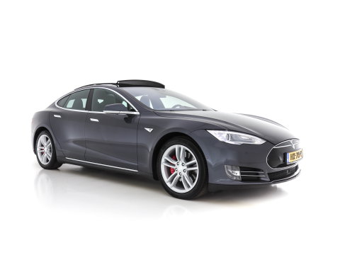 Tesla Model S P85D Performance-Pack AWD [ 3-Fase-17kW ] (INCL-BTW) *PANO | LEATHER | AUTO-PILOT | AIRSUSPENSION | KEYLESS | CAMERA | FULL-LED | ADAPTIVE-CRUISE |  DIGI-COCKPIT | HEATED-SPORTSEATS | 19"ALU*