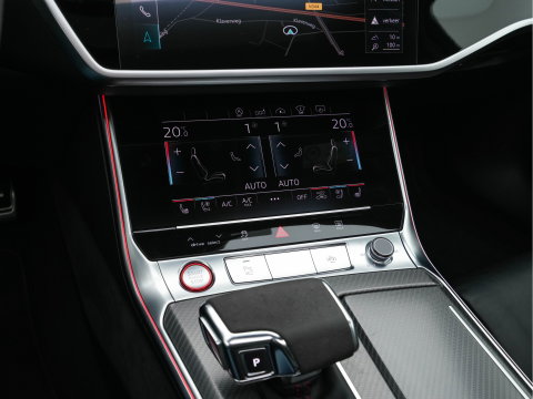 Audi RS6 Avant TFSI Quattro (INCL-BTW) Aut. *CERAMIC-BREAKS | LEATHER | HEAD-UP | LASER-LIGHT | BANG&OLUFSEN-ADVANCED | SOFT-CLOSE | ADAPTIVE-CRUISE | BLINDSPOT | TOPVIEW | MEMORY-PACK | DAB+ | ...