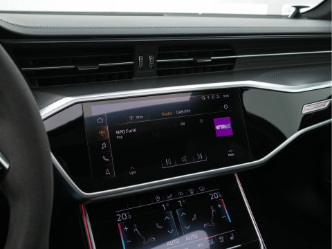 Audi RS6 Avant TFSI Quattro (INCL-BTW) Aut. *CERAMIC-BREAKS | LEATHER | HEAD-UP | LASER-LIGHT | BANG&OLUFSEN-ADVANCED | SOFT-CLOSE | ADAPTIVE-CRUISE | BLINDSPOT | TOPVIEW | MEMORY-PACK | DAB+ | ...
