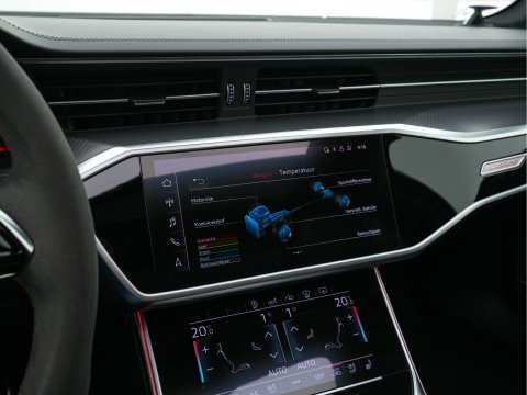 Audi RS6 Avant TFSI Quattro (INCL-BTW) Aut. *CERAMIC-BREAKS | LEATHER | HEAD-UP | LASER-LIGHT | BANG&OLUFSEN-ADVANCED | SOFT-CLOSE | ADAPTIVE-CRUISE | BLINDSPOT | TOPVIEW | MEMORY-PACK | DAB+ | ...