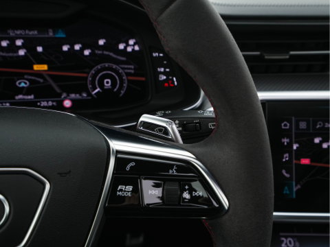 Audi RS6 Avant TFSI Quattro (INCL-BTW) Aut. *CERAMIC-BREAKS | LEATHER | HEAD-UP | LASER-LIGHT | BANG&OLUFSEN-ADVANCED | SOFT-CLOSE | ADAPTIVE-CRUISE | BLINDSPOT | TOPVIEW | MEMORY-PACK | DAB+ | ...