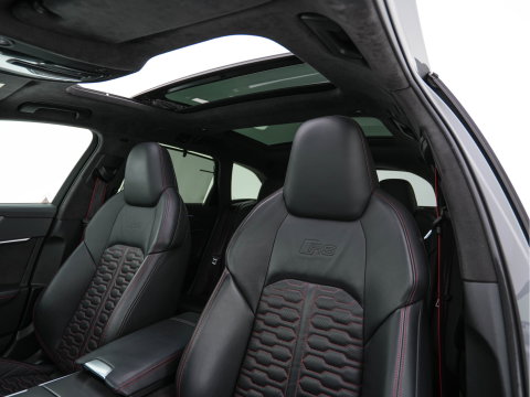 Audi RS6 Avant TFSI Quattro (INCL-BTW) Aut. *CERAMIC-BREAKS | LEATHER | HEAD-UP | LASER-LIGHT | BANG&OLUFSEN-ADVANCED | SOFT-CLOSE | ADAPTIVE-CRUISE | BLINDSPOT | TOPVIEW | MEMORY-PACK | DAB+ | ...