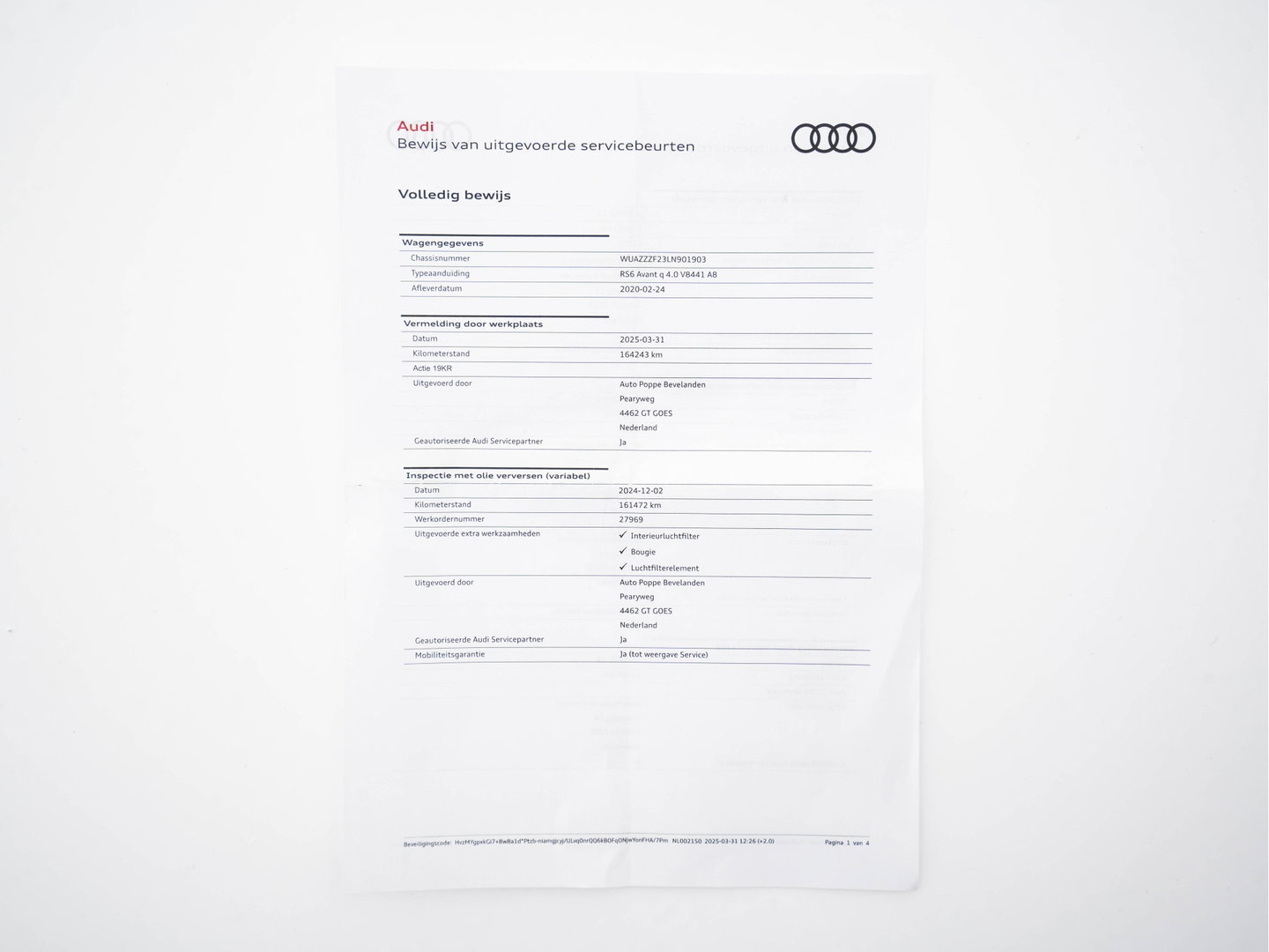 Audi RS6 Avant TFSI Quattro (INCL-BTW) Aut. *CERAMIC-BREAKS | LEATHER | HEAD-UP | LASER-LIGHT | BANG&OLUFSEN-ADVANCED | SOFT-CLOSE | ADAPTIVE-CRUISE | BLINDSPOT | TOPVIEW | MEMORY-PACK | DAB+ | ...