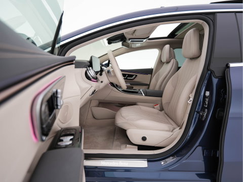 Mercedes-Benz EQS 350 Business Line 90 kWh {SOH-100%} [3-Fase-11kW] (INCL-BTW) Aut. *PANO | LEATHER | FULL-LED | MEMORY-PACK | HEATED-COMFORTSEATS | DIGI-COCKPIT | CAMERA | AMBIENT-LIGHT | NAVI-FULLMAP | BLIND-SPOT | KEYLESS | CARPLAY | PRIVACY-GLASS |