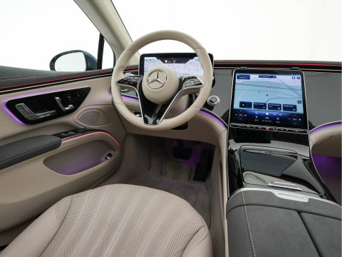 Mercedes-Benz EQS 350 Business Line 90 kWh {SOH-100%} [3-Fase-11kW] (INCL-BTW) Aut. *PANO | LEATHER | FULL-LED | MEMORY-PACK | HEATED-COMFORTSEATS | DIGI-COCKPIT | CAMERA | AMBIENT-LIGHT | NAVI-FULLMAP | BLIND-SPOT | KEYLESS | CARPLAY | PRIVACY-GLASS |