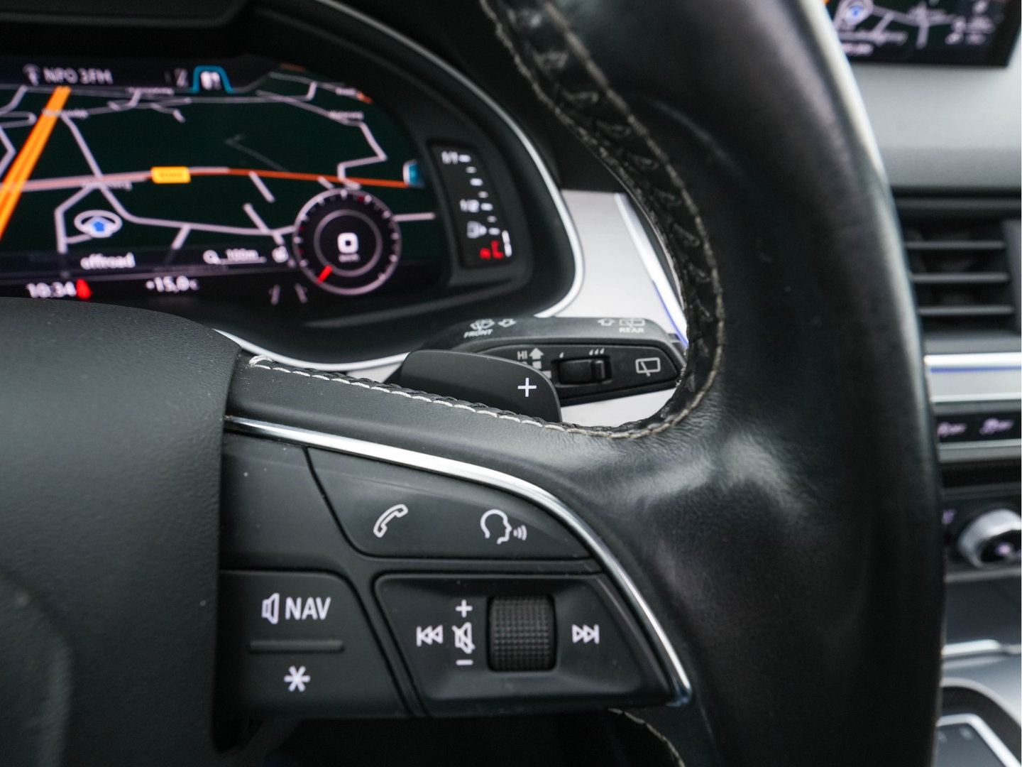 Audi SQ7 4.0 TDI Quattro Pro Line + Aut. *PANO | LEATHER | FULL-LED | DIGI-COCKPIT | BOSE-SOUND | KEYLESS | CAMERA | NAVI-FULLMAP | HEATED/VENTILATED-COMFORTSEATS | SHIFT-PADDLES | CARBON-INLAY | ECC | ADAPTIVE-CRUISE |