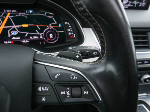 Audi SQ7 4.0 TDI Quattro Pro Line + Aut. *PANO | LEATHER | FULL-LED | DIGI-COCKPIT | BOSE-SOUND | KEYLESS | CAMERA | NAVI-FULLMAP | HEATED/VENTILATED-COMFORTSEATS | SHIFT-PADDLES | CARBON-INLAY | ECC | ADAPTIVE-CRUISE |