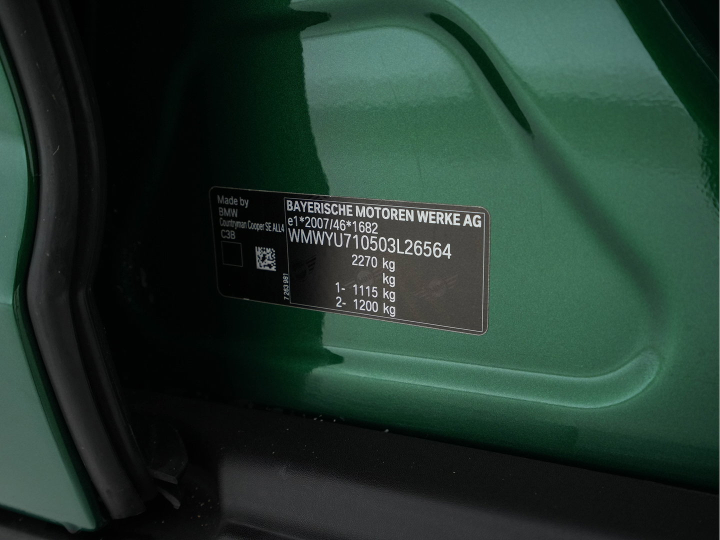 MINI Countryman 2.0 Cooper SE ALL4 (Plug-In) (INCL-BTW) Aut. *PANO | LEATHER-ALCANTARA | HARMAN/KARDON | ADAPTIVE-CRUISE | FULL-LED | KEYLESS | NAVI-FULLMAP | CAMERA | ECC | PDC | SPORTSEATS | AMBIENT-LIGHT | 18"ALU*