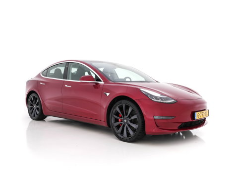Tesla Model 3 Performance 75 kWh AWD [ Fase-3-17kW ] {SoH-88%} (INCL-BTW) Aut. *PANO | LEATHER | AUTO-PILOT | FULL-LED | DIGI-COCKPIT | ADAPTIVE-CRUISE | KEYLESS | TOPVIEW | DAB | CARPLAY | MEMORY-PACK | LANE-ASSIST | SPORTSEATS | 20"ALU*