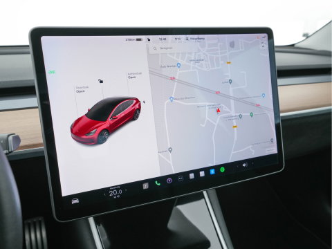 Tesla Model 3 Performance 75 kWh AWD [ Fase-3-17kW ] {SoH-88%} (INCL-BTW) Aut. *PANO | LEATHER | AUTO-PILOT | FULL-LED | DIGI-COCKPIT | ADAPTIVE-CRUISE | KEYLESS | TOPVIEW | DAB | CARPLAY | MEMORY-PACK | LANE-ASSIST | SPORTSEATS | 20"ALU*