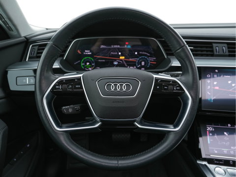 Audi e-tron 50 Quattro Advanced [ 3-Fase-11kW ] [ SOH-100% ] (INCL-BTW) *HEATPUMP | PANO | LEATHER | DIGI-COCKPIT | FULL-LED | MEMORY-PACK |  KEYLESS | NAVI-FULLMAP | TOWBAR | SHIFTPADDLES | COMFORTSEATS | 20"ALU*