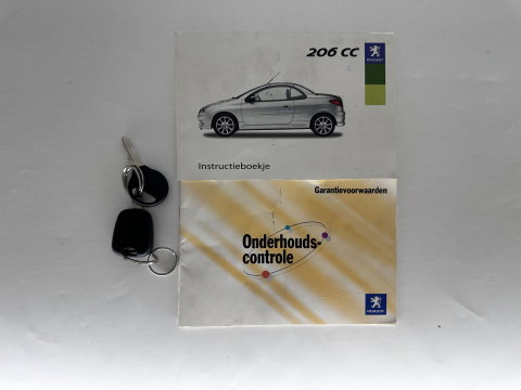 Peugeot 206 CC 1.6-16V *TWO-TONE-FULL-LEATHER | ECC | SPORT-SEATS |  RADIO-CD | 16"ALU*