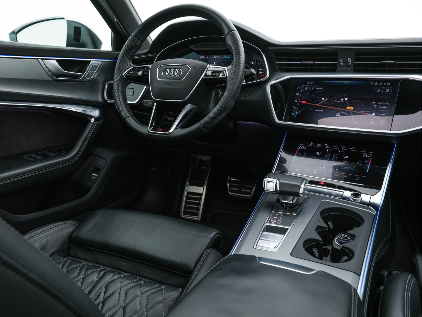 Audi S6 Limousine TDI Quattro Black Edition Aut. *PANO | LEATHER | B&O-SURROUND | MATRIX-LED | DIGI-COCKPIT | HEAD-UP | SPORTSEATS | BLINDSPOT | LANE-ASSIST | MEMORY-PACK | AIRSUSPENSION | ADAPT.CRUISE | NAVI-FULLMAP | ...