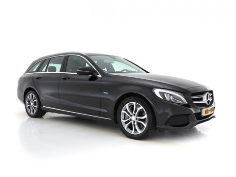 Mercedes-Benz C-Klasse Estate (⚠️) 350 e Avantgarde (INCL-BTW ) Aut *NAVI-FULLMAP | FULL-LED | LEATHER-FABRIC | CAMERA | AIRMATIC | ECC | PDC | CRUISE | HEATED-SPORTSEATS | SHIFT-PADDLES |  17"ALU*