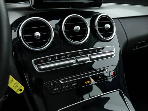 Mercedes-Benz C-Klasse Estate (⚠️) 350 e Avantgarde (INCL-BTW ) Aut *NAVI-FULLMAP | FULL-LED | LEATHER-FABRIC | CAMERA | AIRMATIC | ECC | PDC | CRUISE | HEATED-SPORTSEATS | SHIFT-PADDLES |  17"ALU*