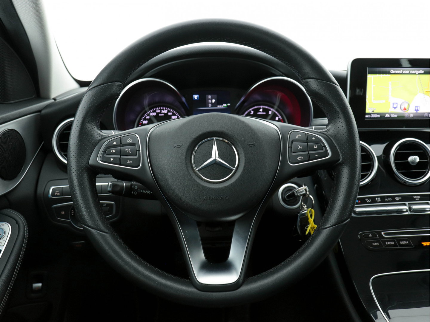 Mercedes-Benz C-Klasse Estate (⚠️) 350 e Avantgarde (INCL-BTW ) Aut *NAVI-FULLMAP | FULL-LED | LEATHER-FABRIC | CAMERA | AIRMATIC | ECC | PDC | CRUISE | HEATED-SPORTSEATS | SHIFT-PADDLES |  17"ALU*