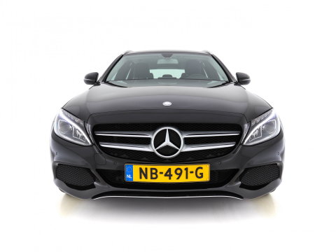 Mercedes-Benz C-Klasse Estate (⚠️) 350 e Avantgarde (INCL-BTW ) Aut *NAVI-FULLMAP | FULL-LED | LEATHER-FABRIC | CAMERA | AIRMATIC | ECC | PDC | CRUISE | HEATED-SPORTSEATS | SHIFT-PADDLES |  17"ALU*
