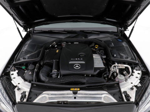 Mercedes-Benz C-Klasse Estate (⚠️) 350 e Avantgarde (INCL-BTW ) Aut *NAVI-FULLMAP | FULL-LED | LEATHER-FABRIC | CAMERA | AIRMATIC | ECC | PDC | CRUISE | HEATED-SPORTSEATS | SHIFT-PADDLES |  17"ALU*